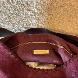 Tory Burch Maroon Shoulder Bag